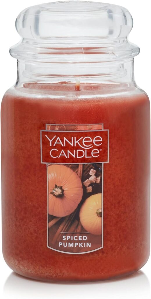 Yankee Candle Spiced Pumpkin Scented Large Jar Single Wick Candle