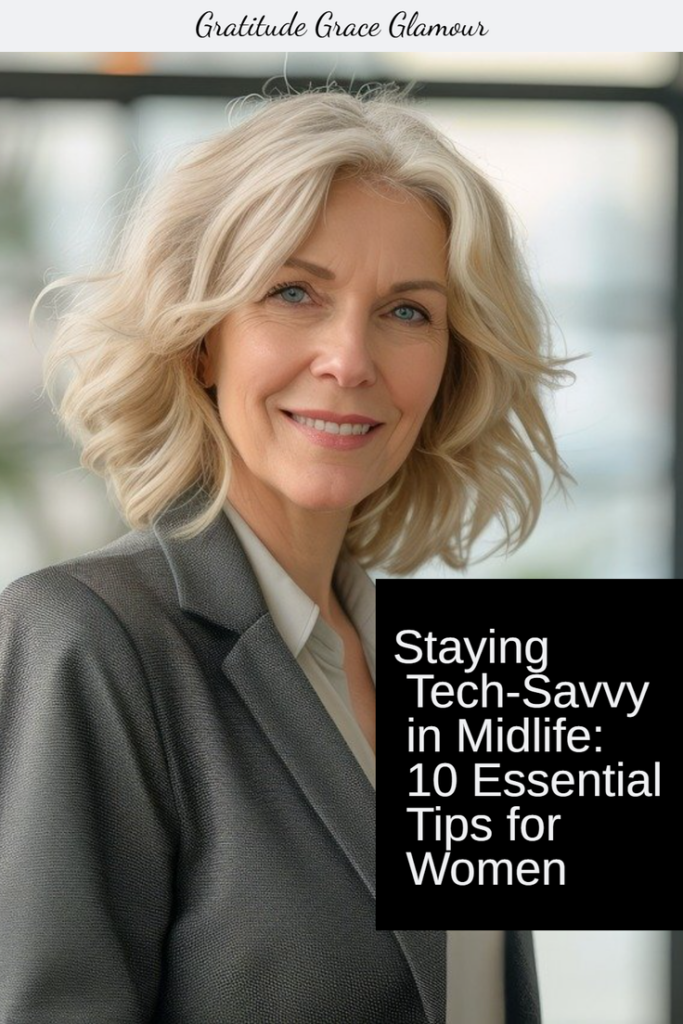 Staying Tech-Savvy in Midlife: 10 Essential Tips for Women